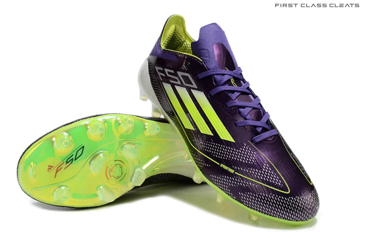 F50 Elite AG Purple/Green