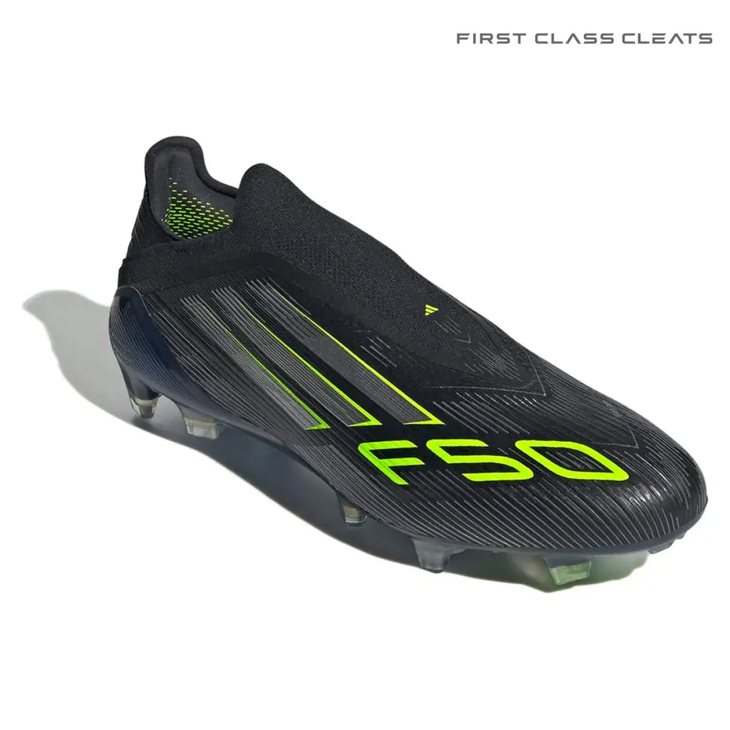 F50 Elite Laceless FG Black Green