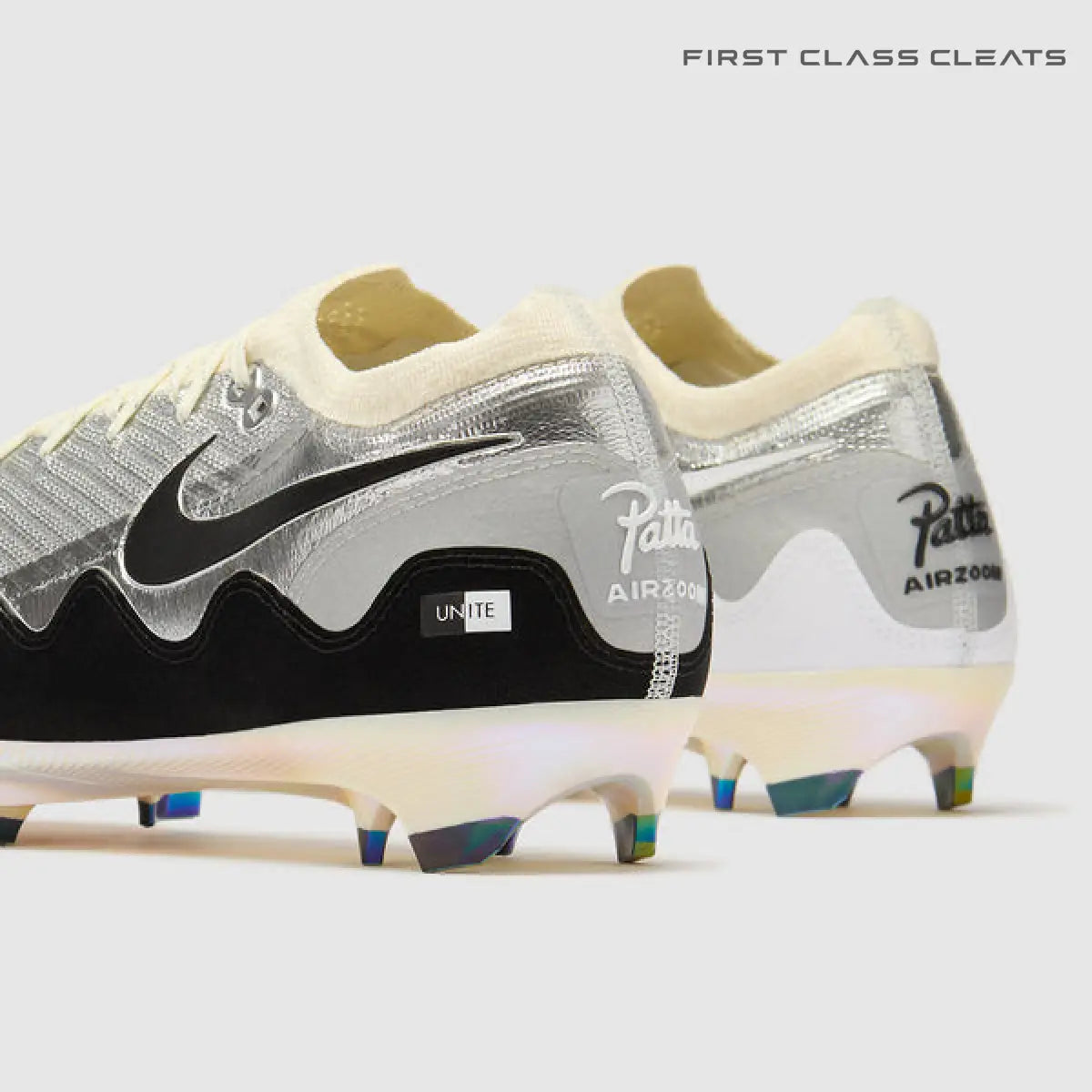 Mercurial Vapor 16 Elite x Patta FG - Special Edition Chrome/Black/White